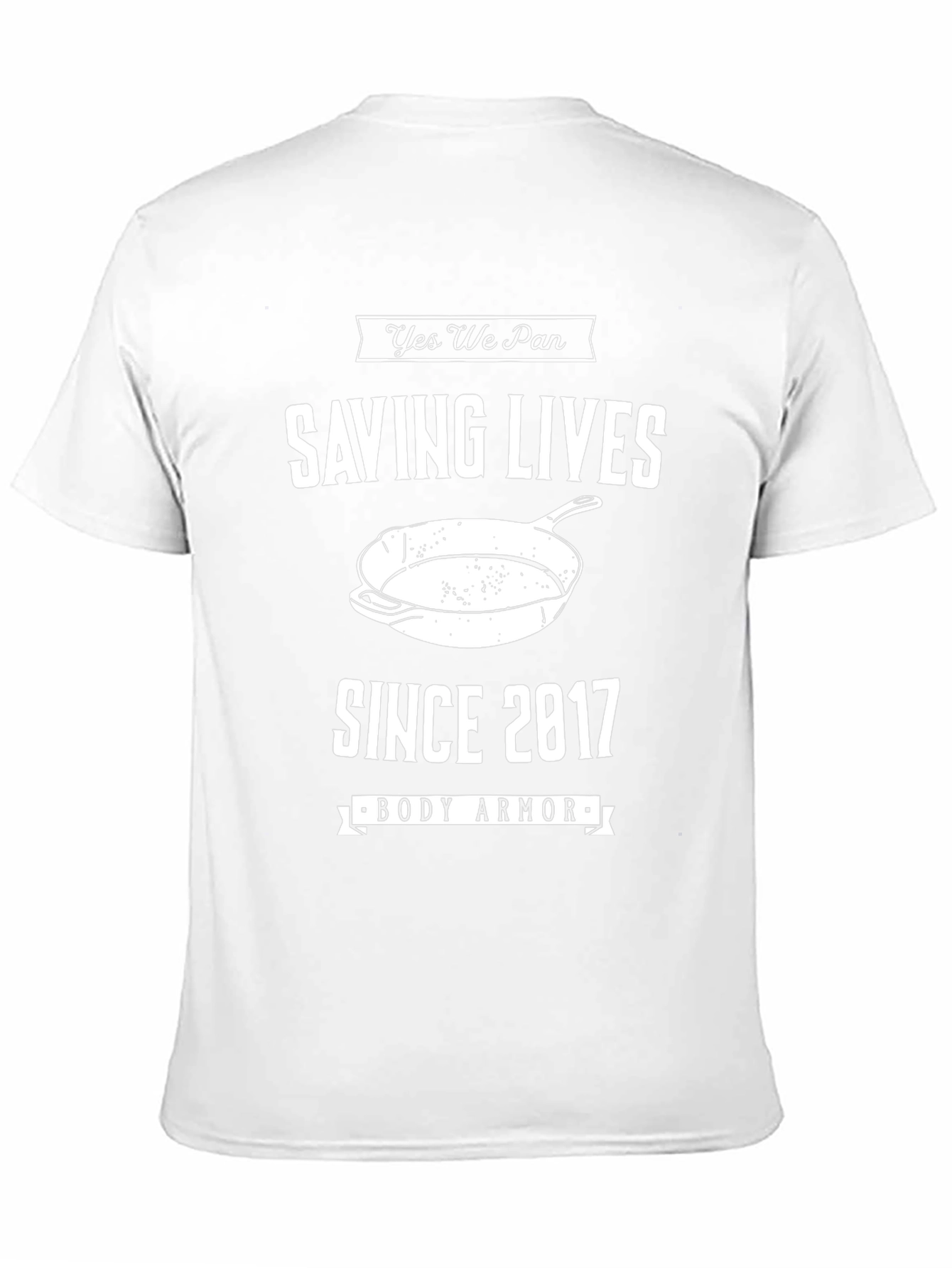Camiseta Negra: Salvando Vidas con Sartén desde 2017