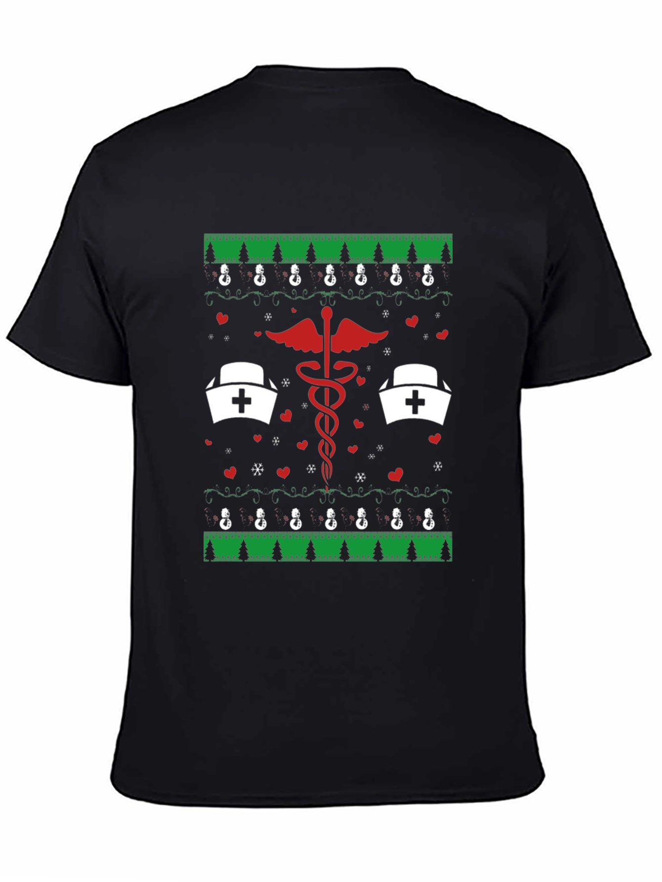 Camiseta Navideña con Diseño Médico