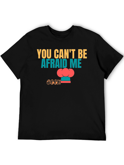 Camiseta Negra No Me Tengas Miedo Cocino