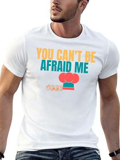Camiseta Negra No Me Tengas Miedo Cocino