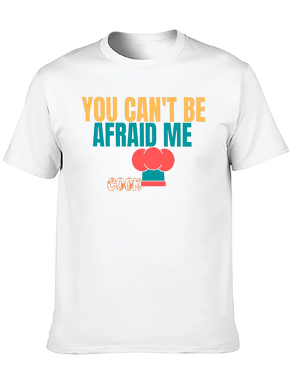 Camiseta Negra No Me Tengas Miedo Cocino