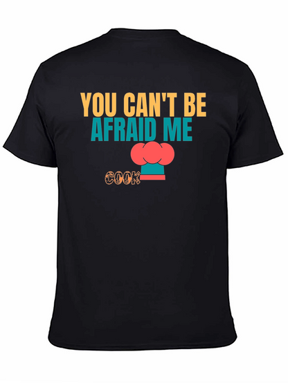Camiseta Negra No Me Tengas Miedo Cocino