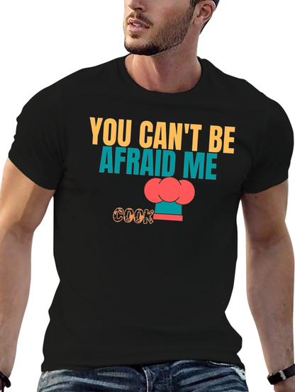 Camiseta Negra No Me Tengas Miedo Cocino