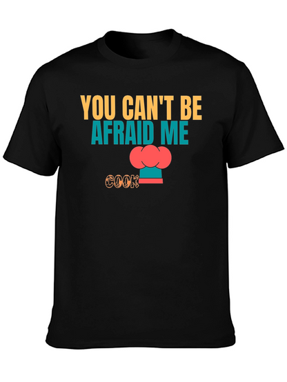 Camiseta Negra No Me Tengas Miedo Cocino
