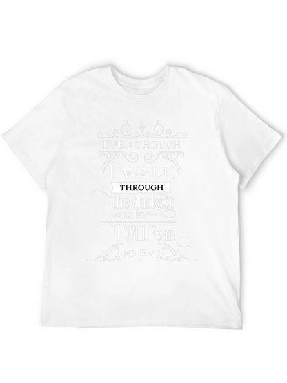 Camiseta Negra: Aunque Camine en Valle Oscuro