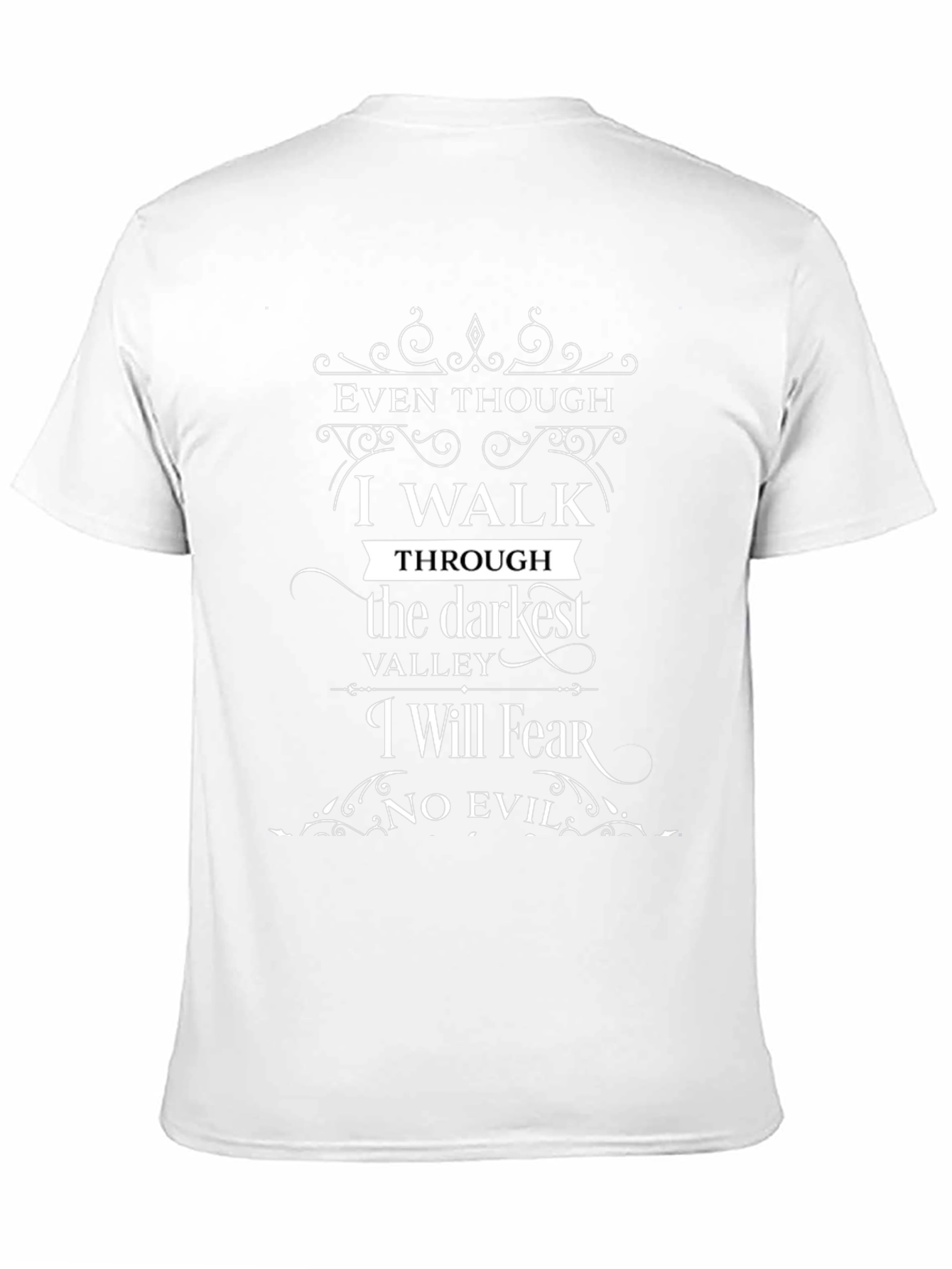 Camiseta Negra: Aunque Camine en Valle Oscuro