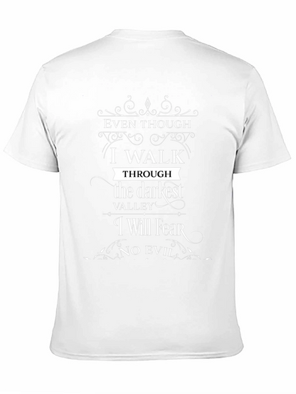 Camiseta Negra: Aunque Camine en Valle Oscuro