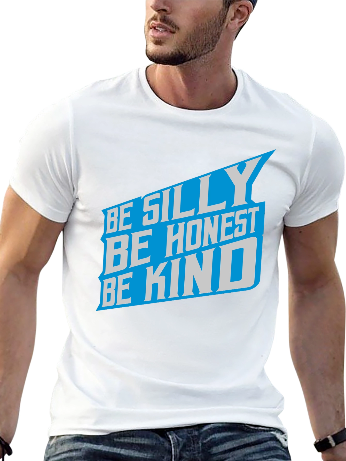 Camiseta Negra: Sé Tonto Sé Honesto Sé Amable
