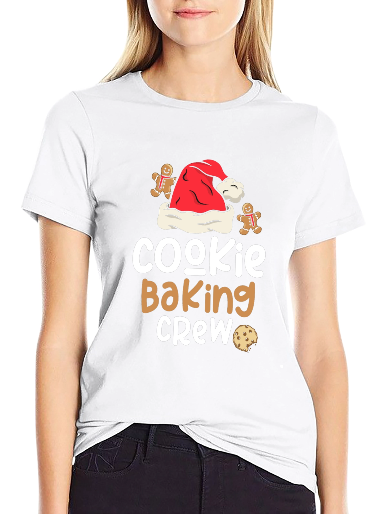 Camiseta Navideña Cookie Baking Crew