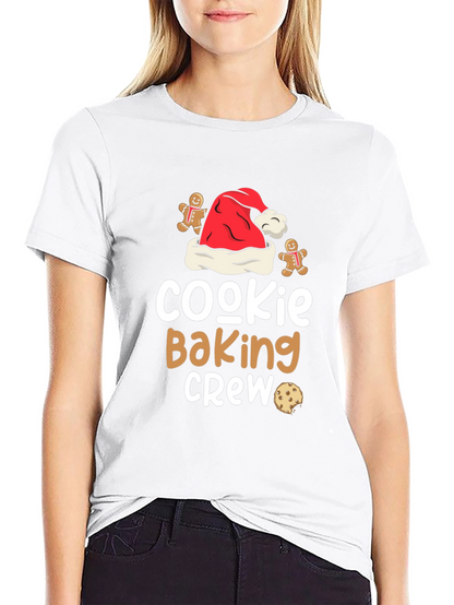 Camiseta Navideña Cookie Baking Crew