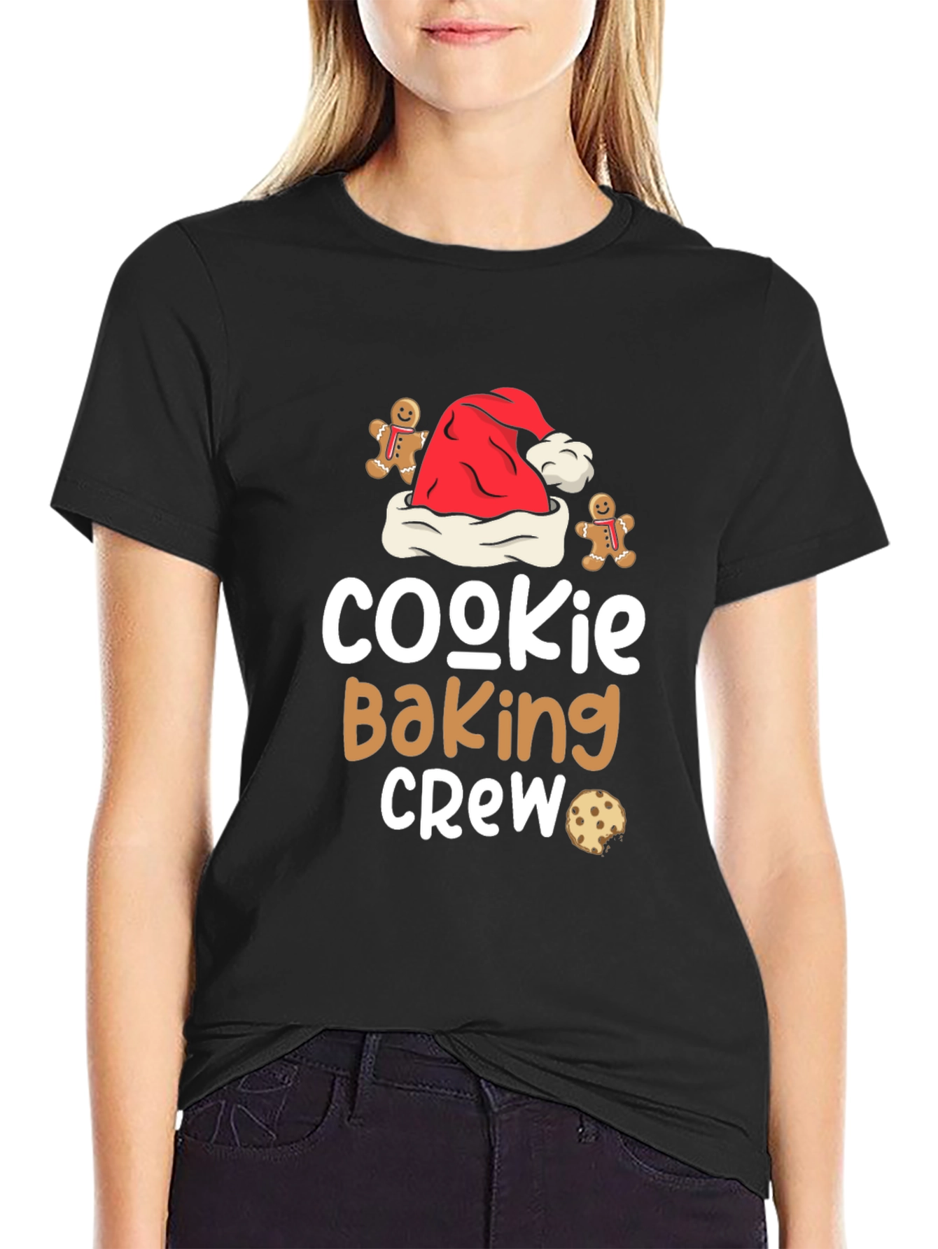 Camiseta Navideña Cookie Baking Crew