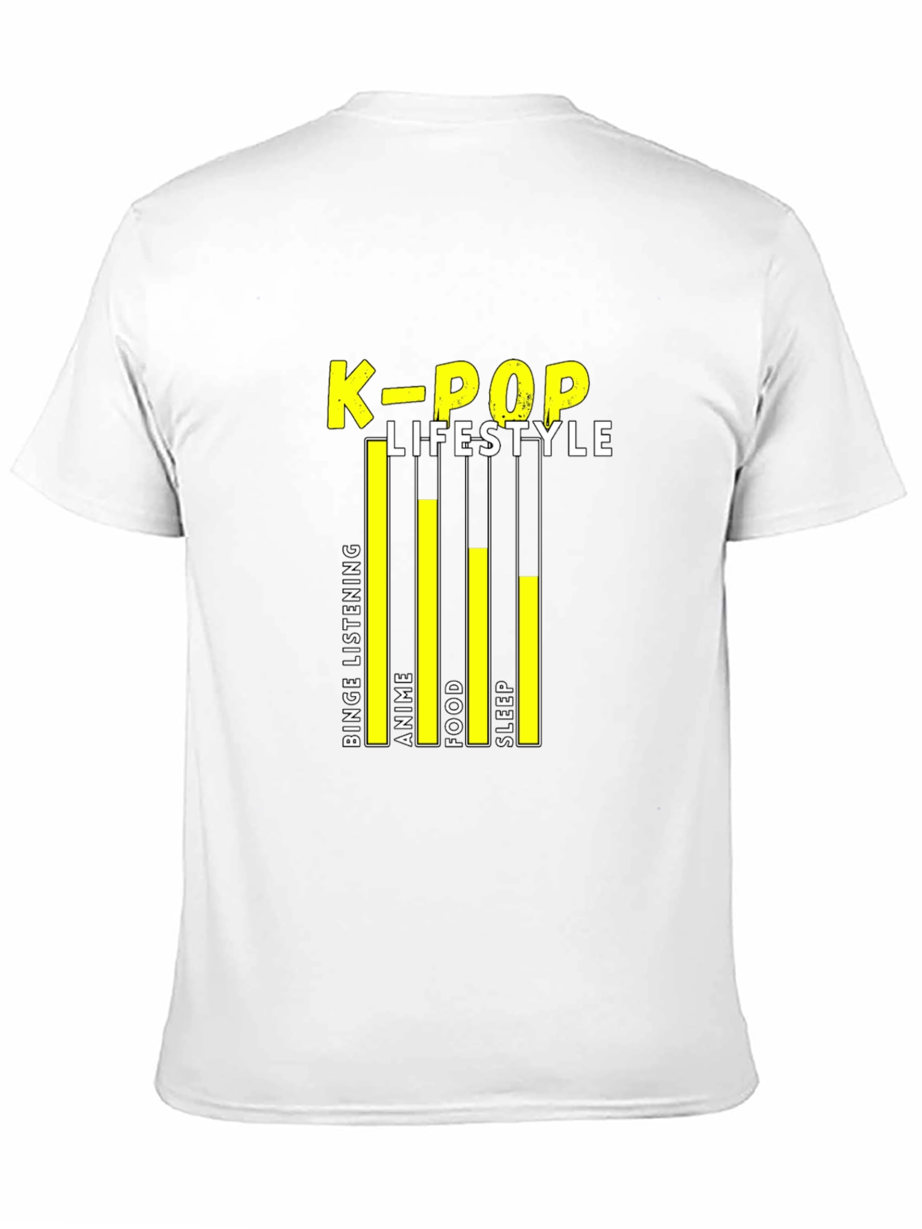 Camiseta Negra K-Pop Lifestyle