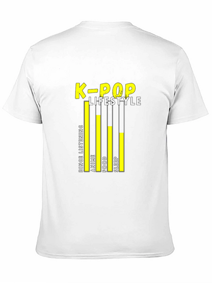 Camiseta Negra K-Pop Lifestyle