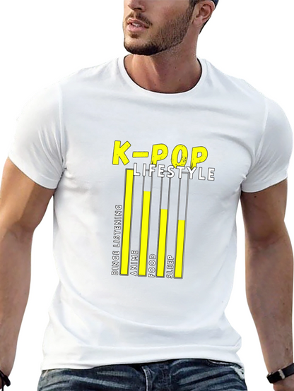 Camiseta Negra K-Pop Lifestyle
