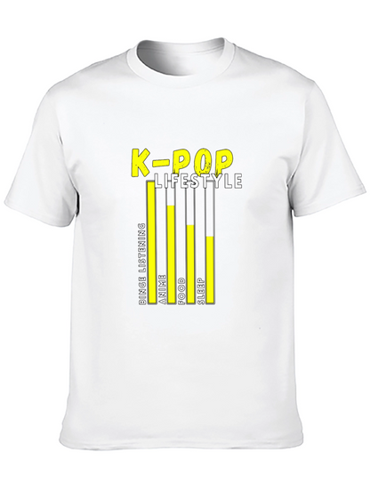 Camiseta Negra K-Pop Lifestyle