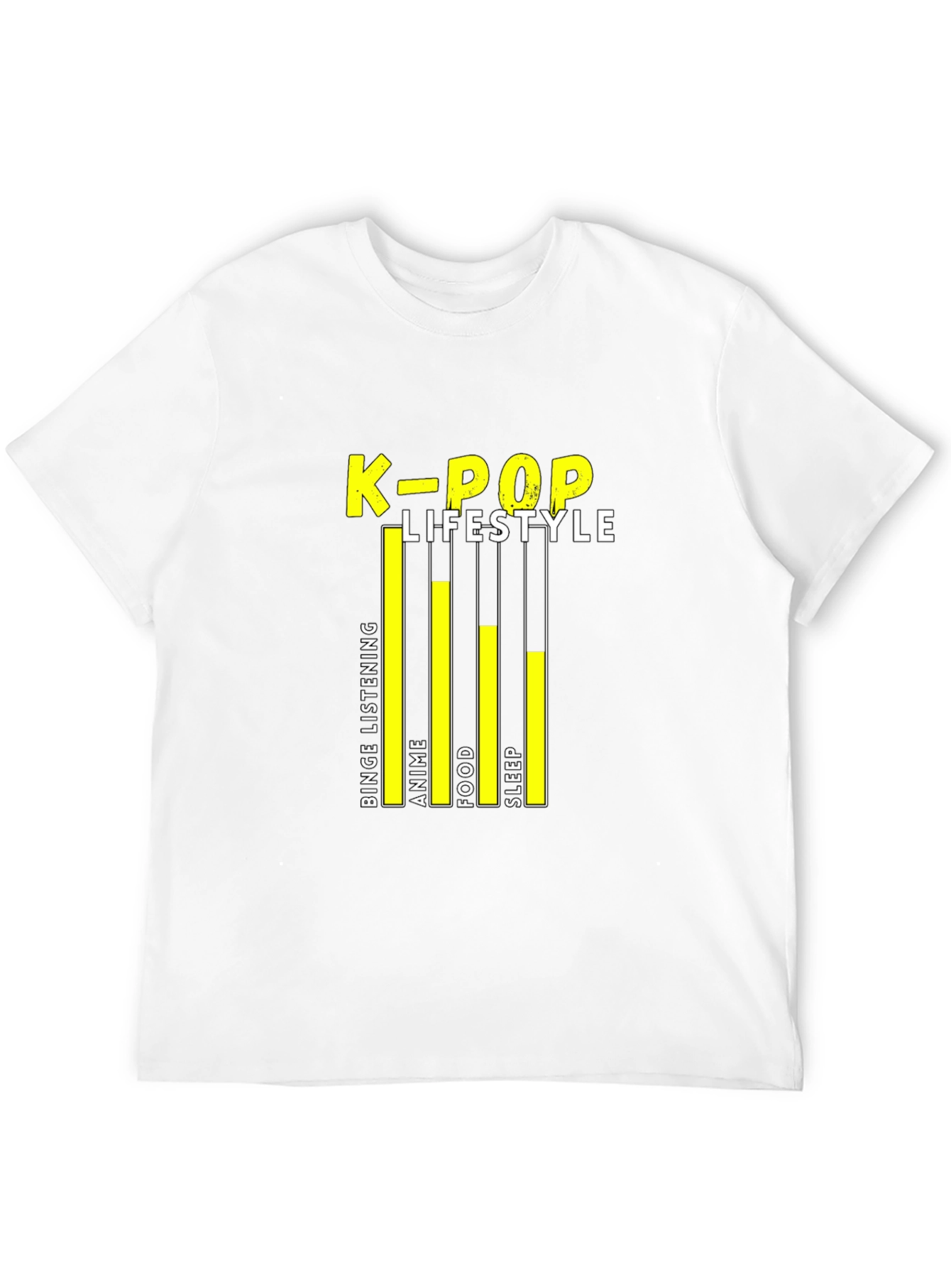 Camiseta Negra K-Pop Lifestyle