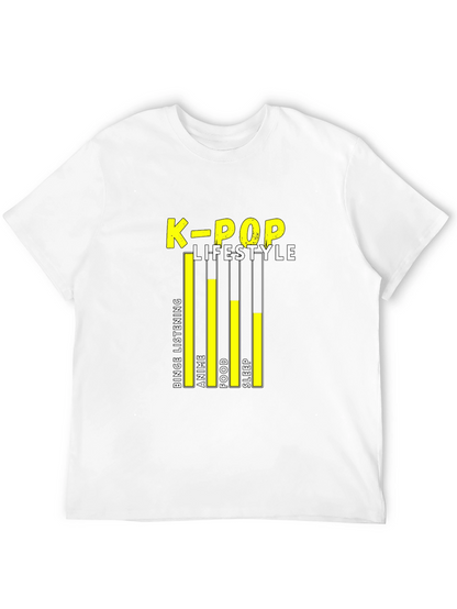 Camiseta Negra K-Pop Lifestyle