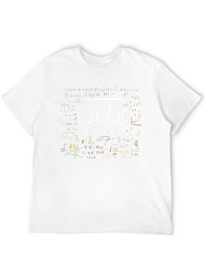 Camiseta Negra Raíz Cuadrada 5625 Años