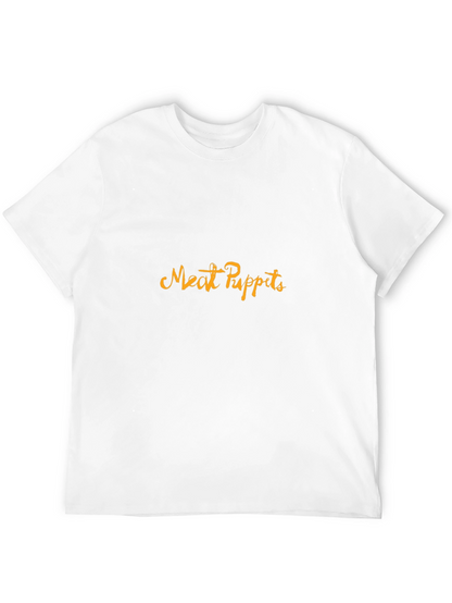 Camiseta Negra Meat Puppets - Estilo Casual y Cómoda