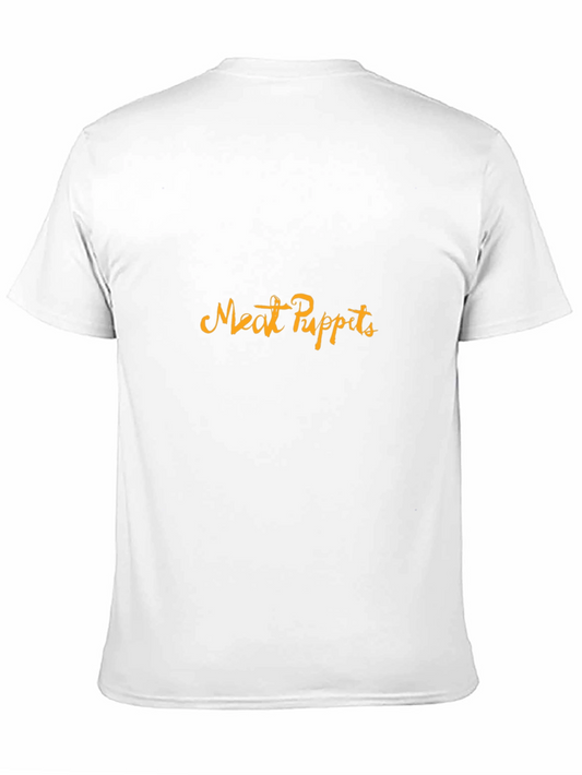 Camiseta Negra Meat Puppets - Estilo Casual y Cómoda