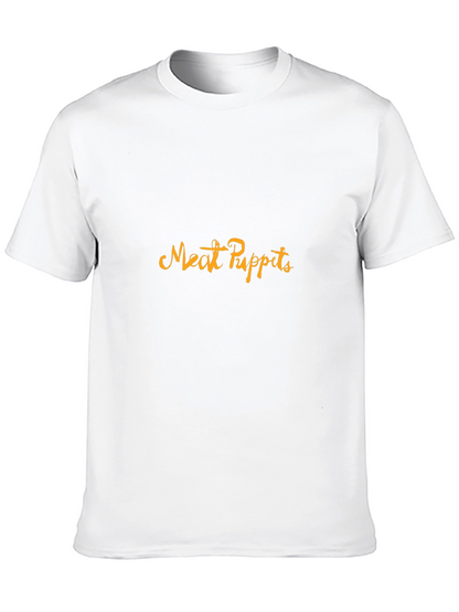 Camiseta Negra Meat Puppets - Estilo Casual y Cómoda