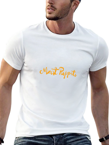 Camiseta Negra Meat Puppets - Estilo Casual y Cómoda