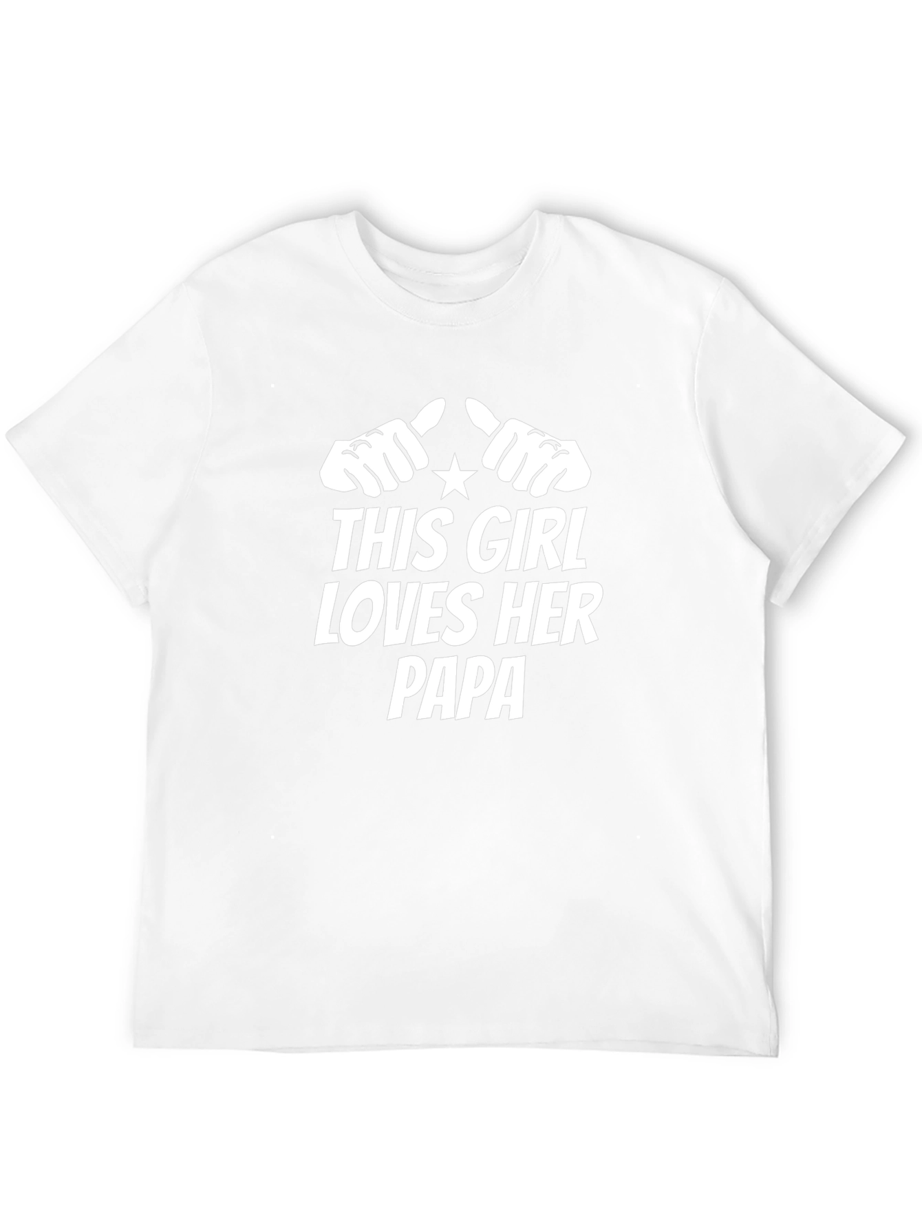 Camiseta Negra: Esta Chica Ama a Su Papá