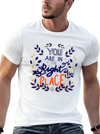 Camiseta Negra con Diseño Floral y Frase Motivacional