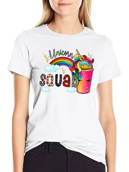 Camiseta Negra Unicorn Squad