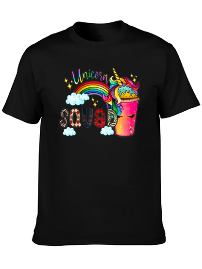 Camiseta Negra Unicorn Squad