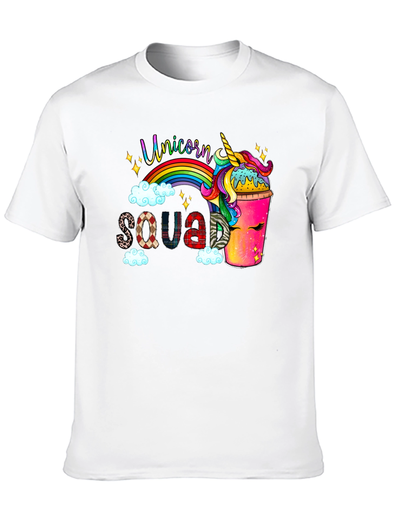 Camiseta Negra Unicorn Squad