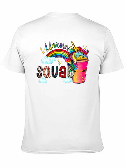 Camiseta Negra Unicorn Squad