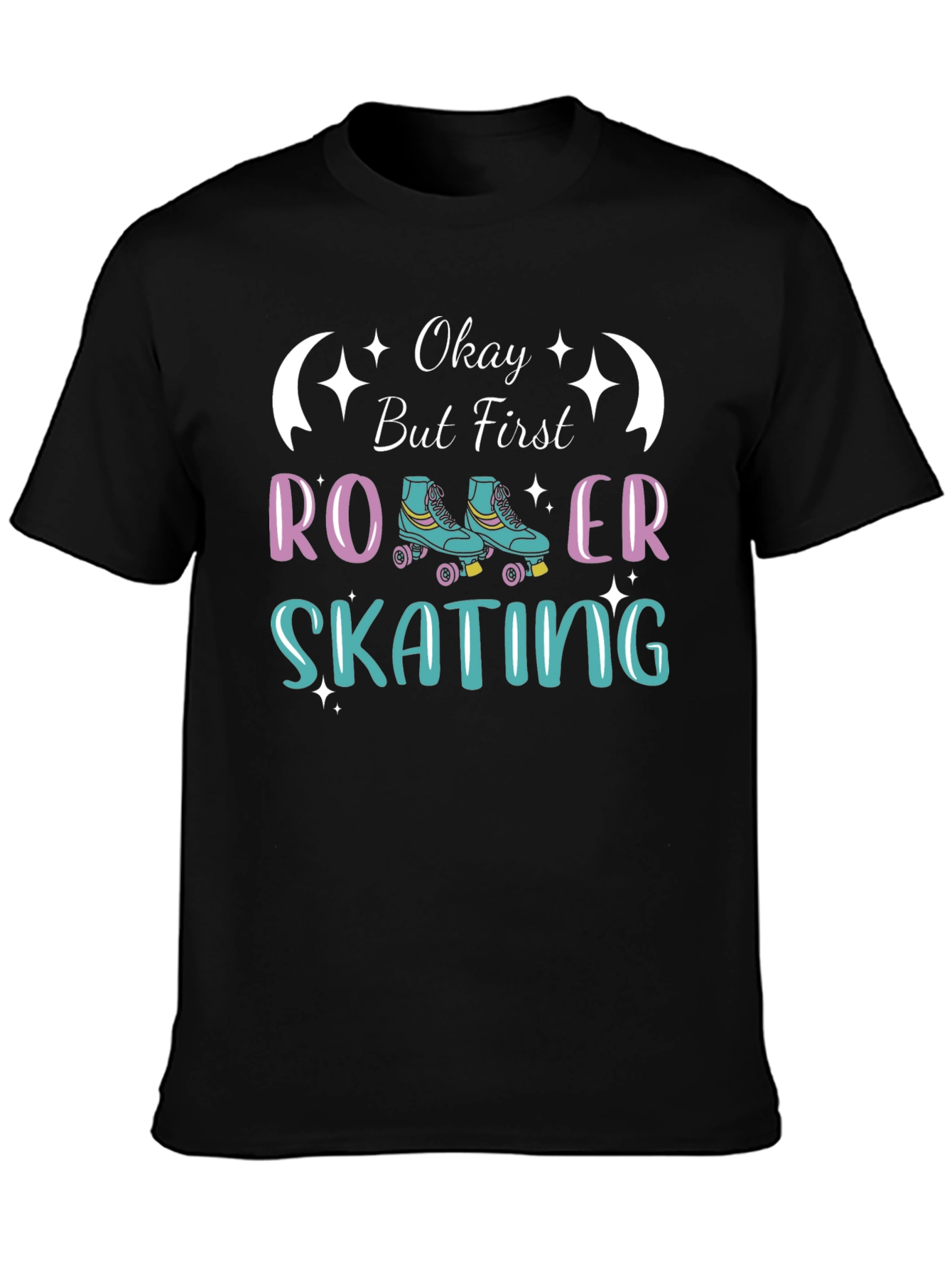 Camiseta Negra Roller Skating