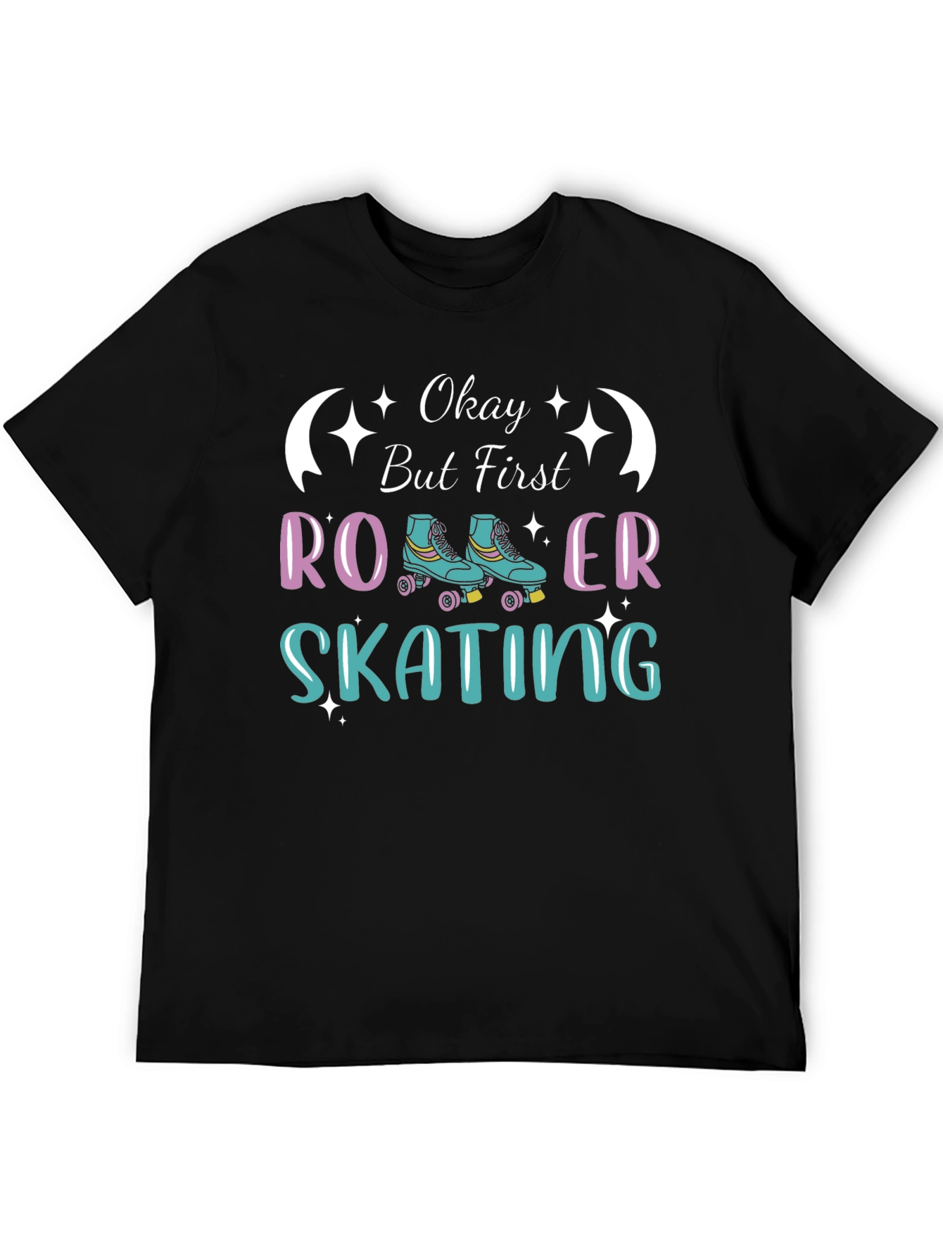 Camiseta Negra Roller Skating
