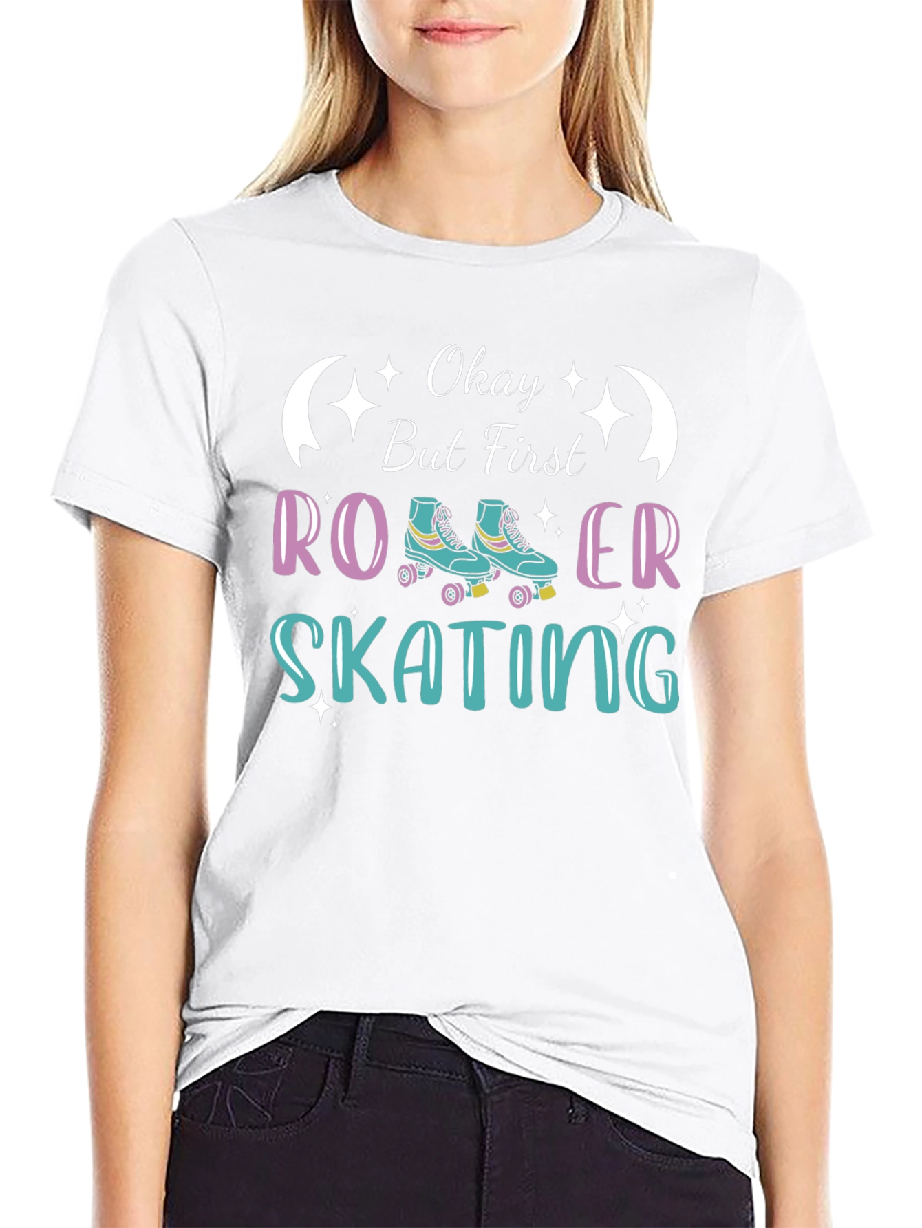 Camiseta Negra Roller Skating