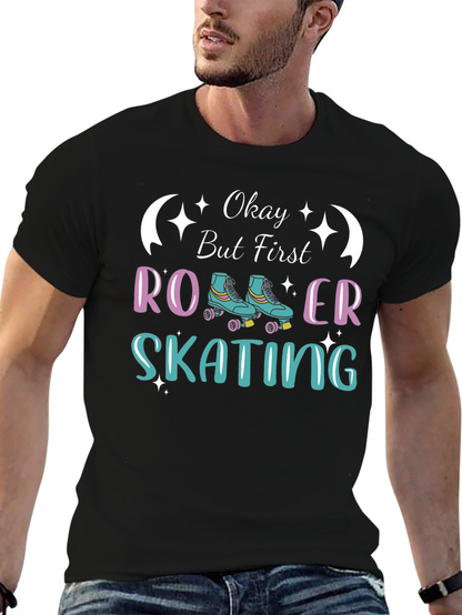Camiseta Negra Roller Skating