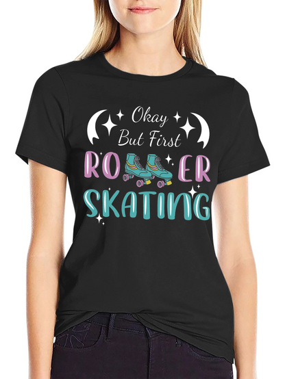 Camiseta Negra Roller Skating