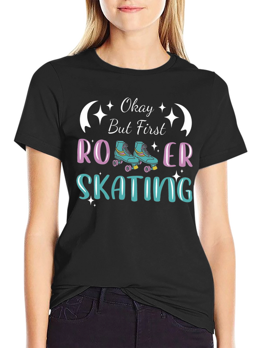 Camiseta Negra Roller Skating