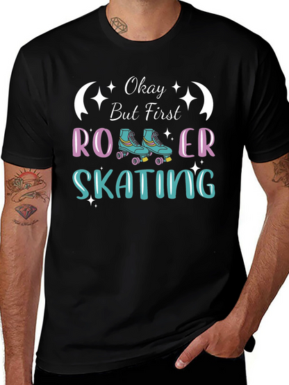 Camiseta Negra Roller Skating