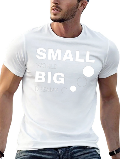 Camiseta Negra Small World Big Dreams