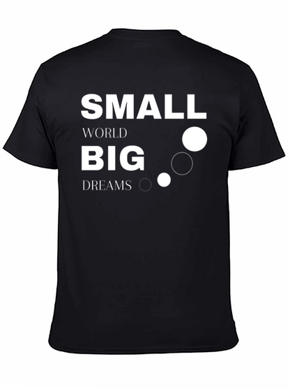 Camiseta Negra Small World Big Dreams