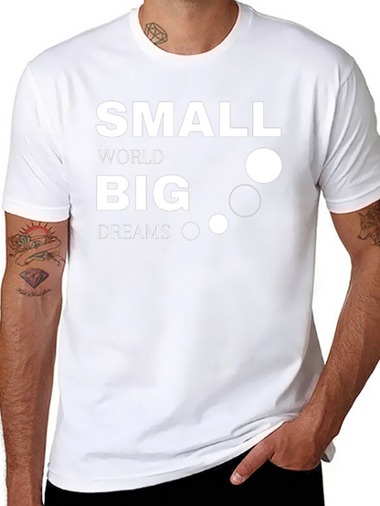 Camiseta Negra Small World Big Dreams
