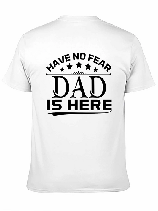 Camiseta Negra Dad is Here: ¡Para el Mejor Papá!