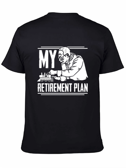 Camiseta My Retirement Plan - Diseño Ferrocarril