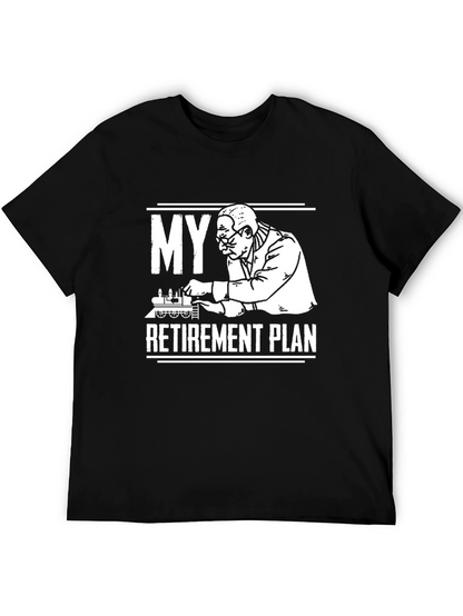 Camiseta My Retirement Plan - Diseño Ferrocarril