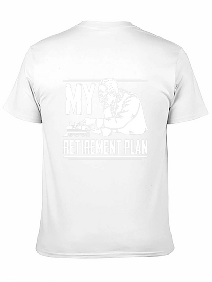 Camiseta My Retirement Plan - Diseño Ferrocarril
