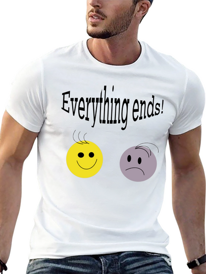 Camiseta Negra: Todo Termina con Emociones