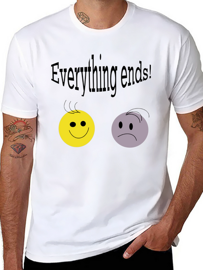 Camiseta Negra: Todo Termina con Emociones