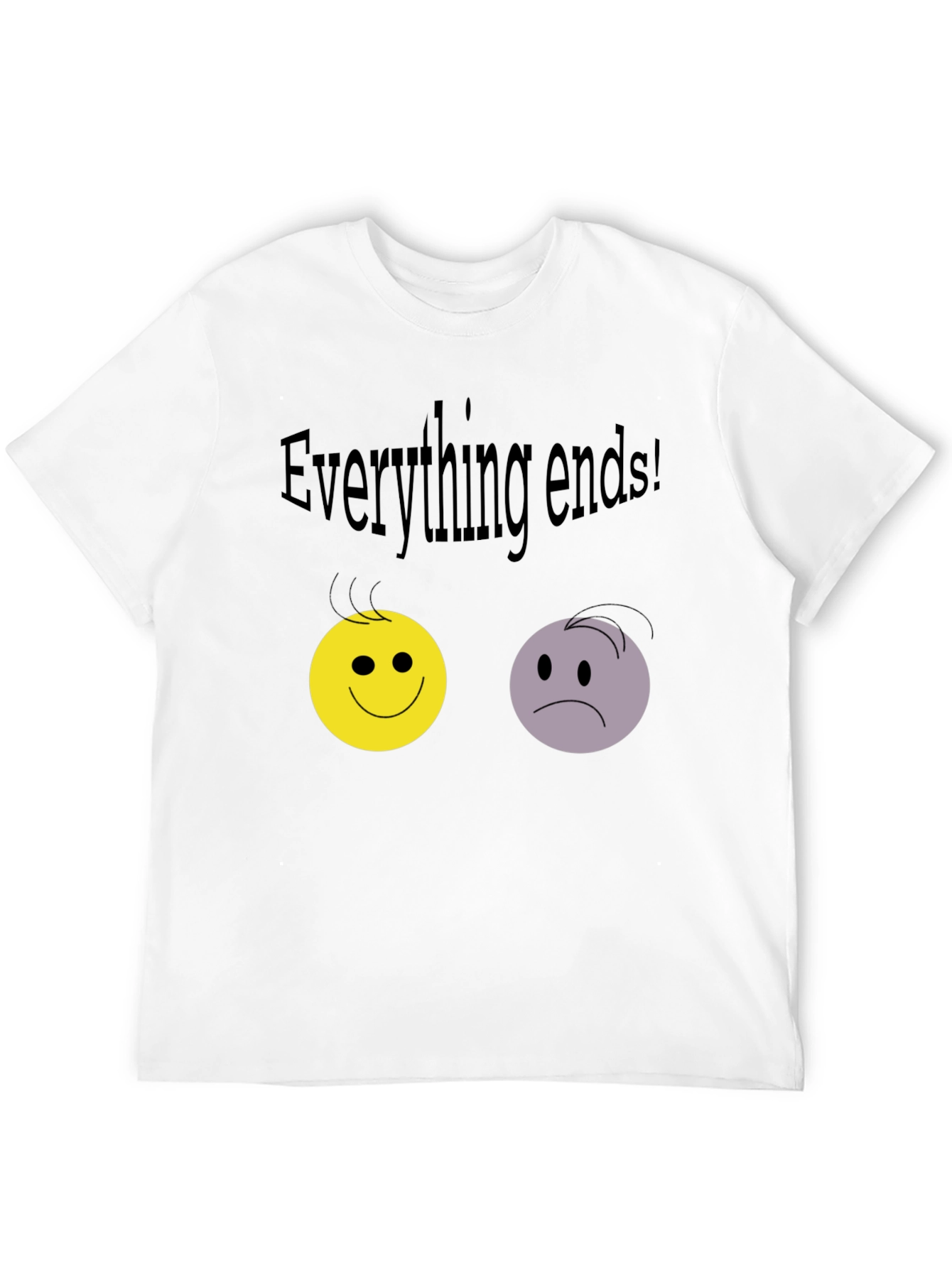 Camiseta Negra: Todo Termina con Emociones