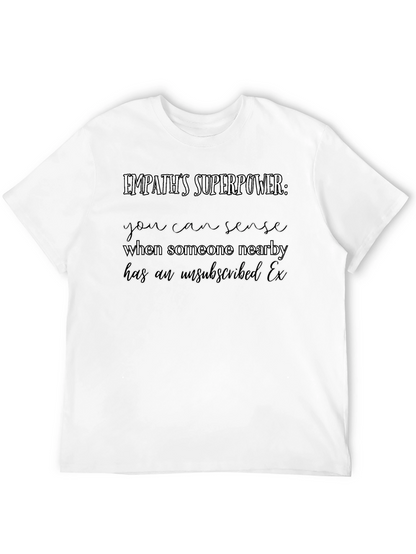 Camiseta Negra Empatía Superpoder Ex Desuscrito